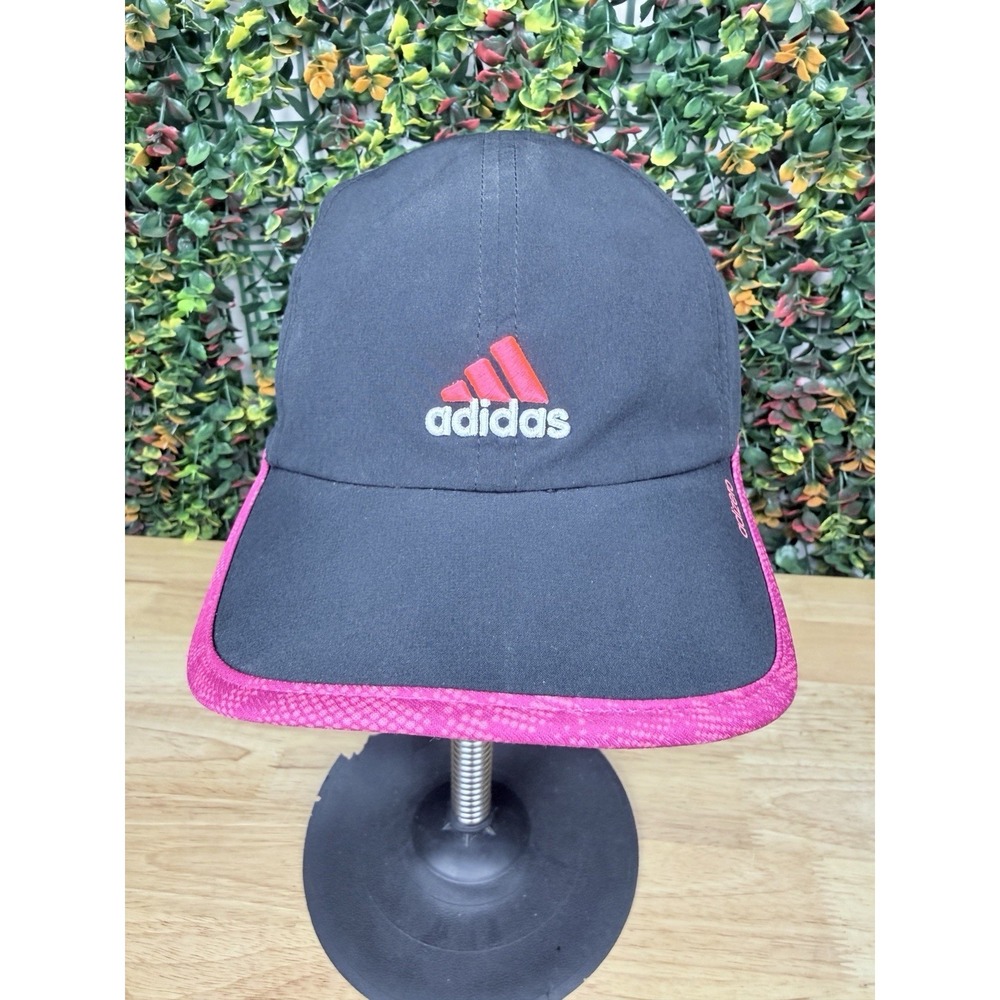 adidas Climacool Hat Cap Strapback Black Adjustable One Size Run Pickle Ball